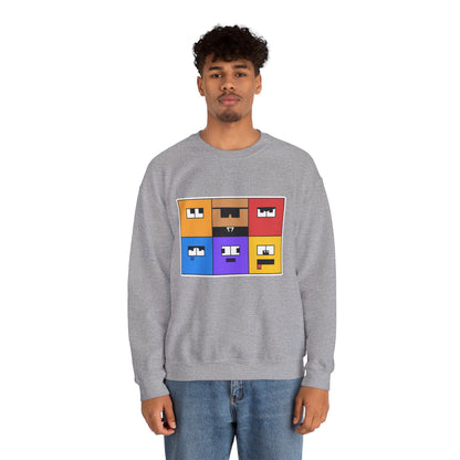 Unisex Heavy Blend™ Crewneck Sweatshirt (Emotion Blocks)