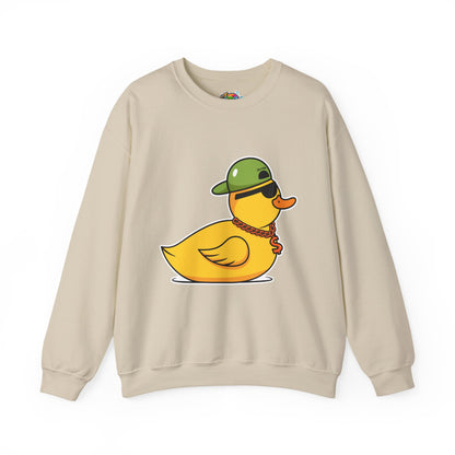 Unisex Heavy Blend™ Crewneck Sweatshirt (Gangster Duck)