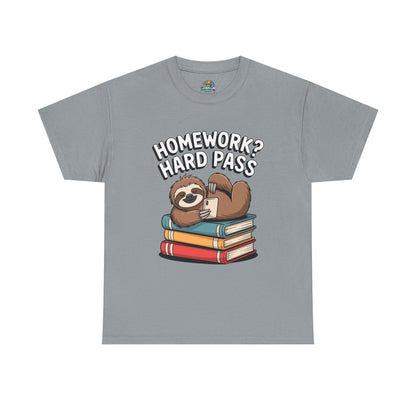 Unisex Heavy Cotton Tee (Homework? Hard Pass)