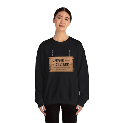 Unisex Heavy Blend™ Crewneck Sweatshirt (We're Closed)