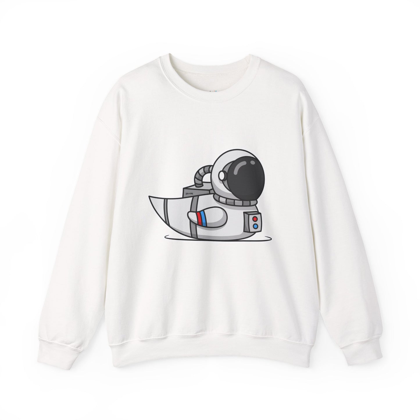 Unisex Heavy Blend™ Crewneck Sweatshirt (Astronaut Duck)