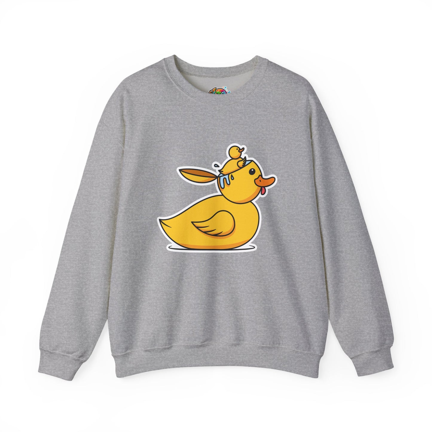 Unisex Heavy Blend™ Crewneck Sweatshirt (Duck Bird Brain)