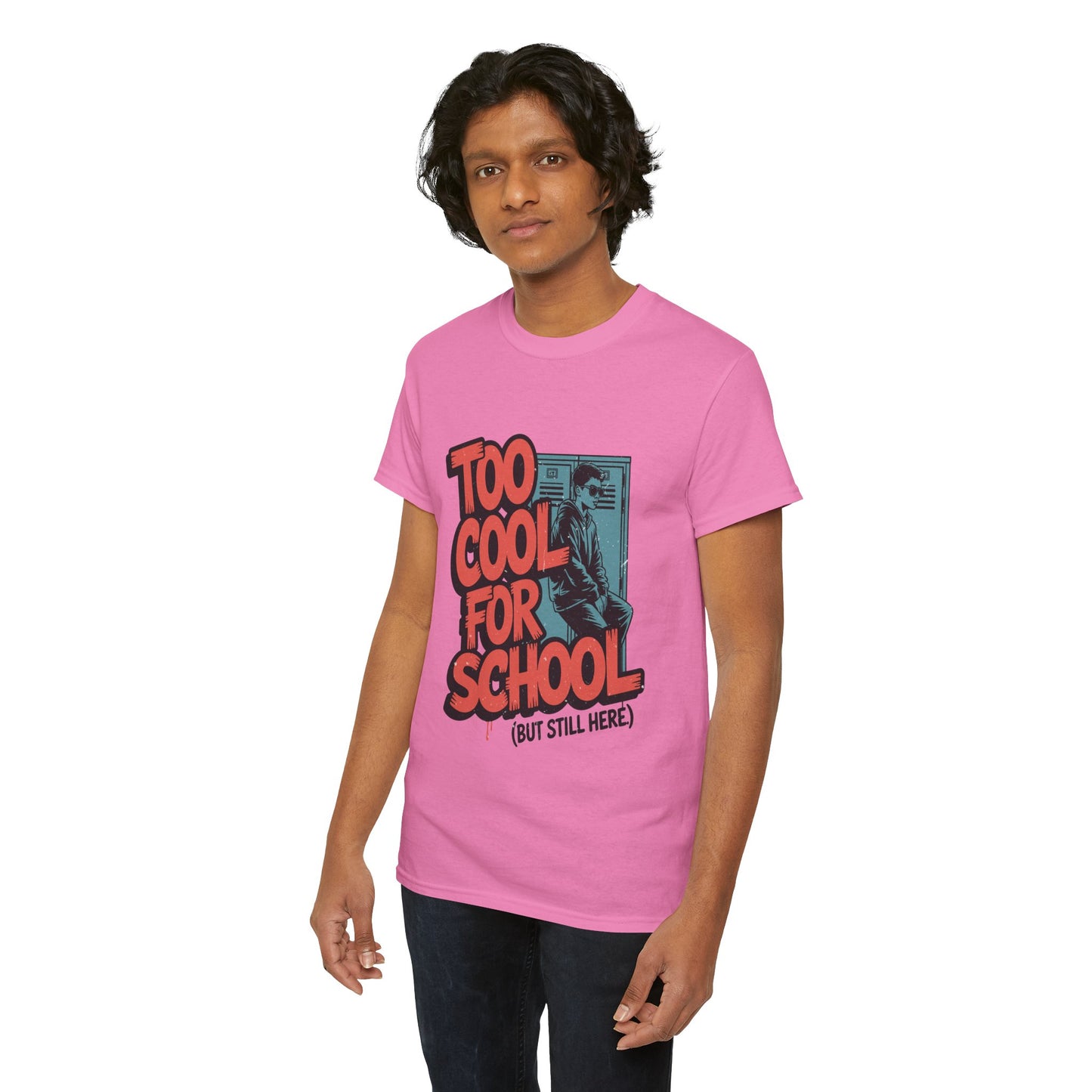Unisex Heavy Cotton Tee (Too Cool For School)