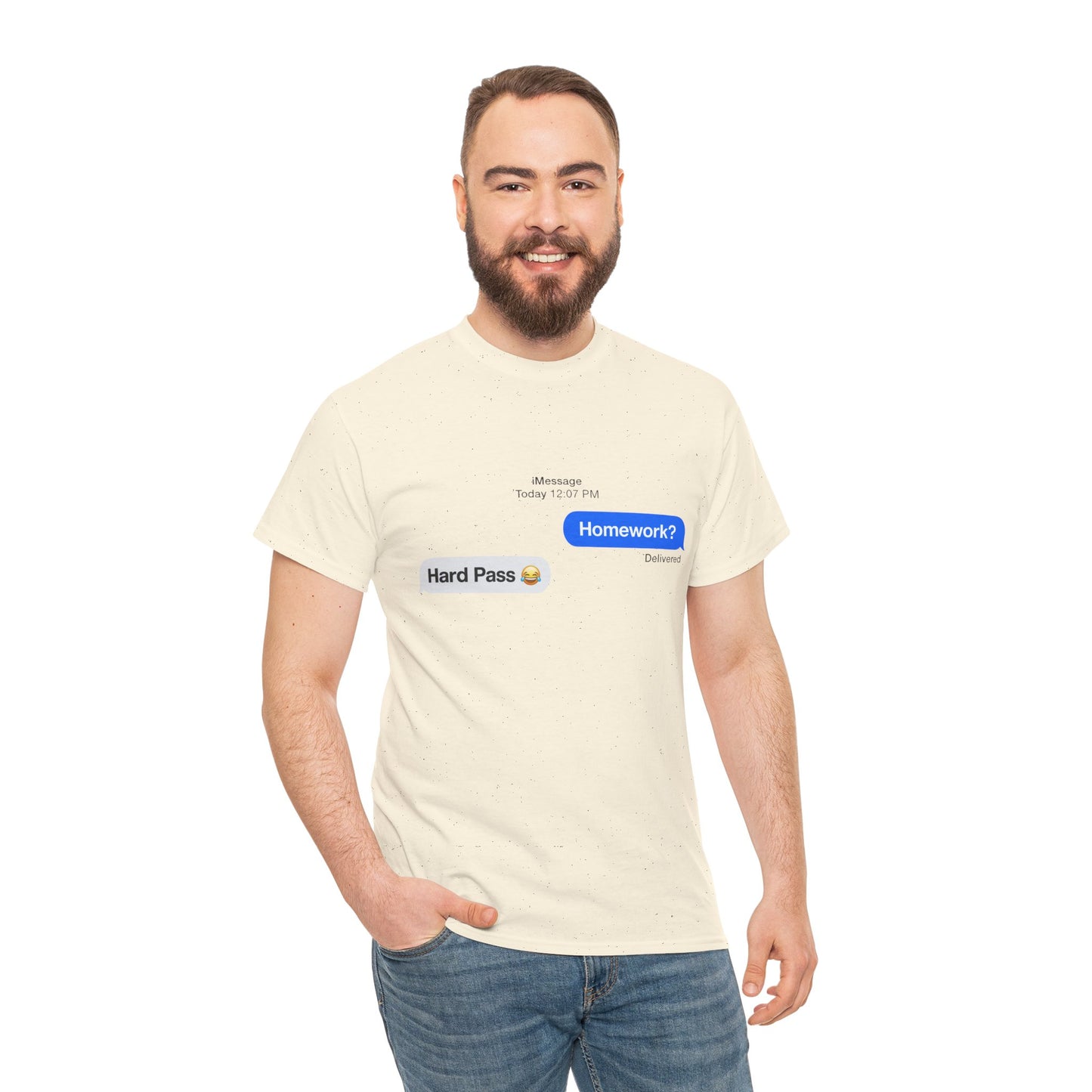 Unisex Heavy Cotton Tee (Homework? Hard Pass)