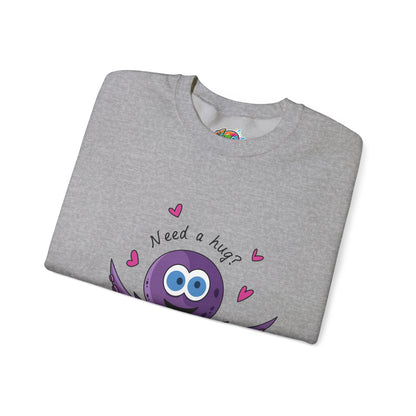Unisex Heavy Blend™ Crewneck Sweatshirt (Octopus Hug)