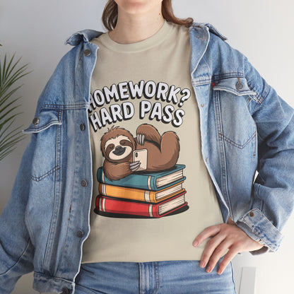 Unisex Heavy Cotton Tee (Homework? Hard Pass)