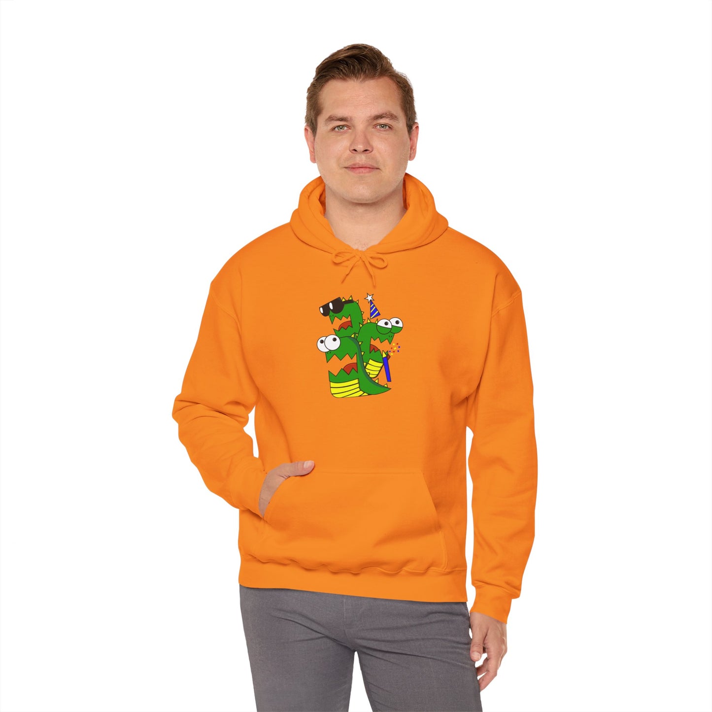 Unisex Heavy Blend™ Hooded Sweatshirt (Larry the Snake thing)