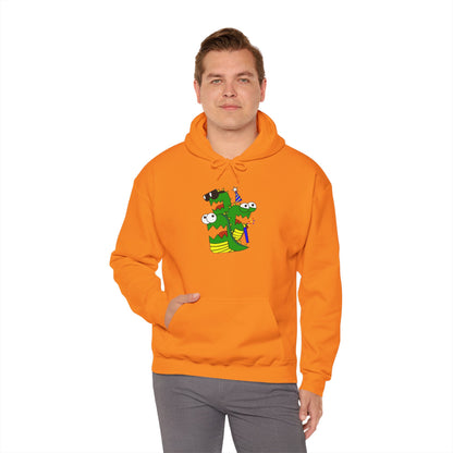 Unisex Heavy Blend™ Hooded Sweatshirt (Larry the Snake thing)