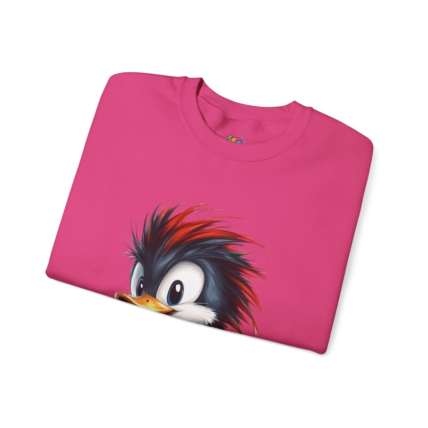 Unisex Heavy Blend™ Crewneck Sweatshirt (Red Hair Duck)