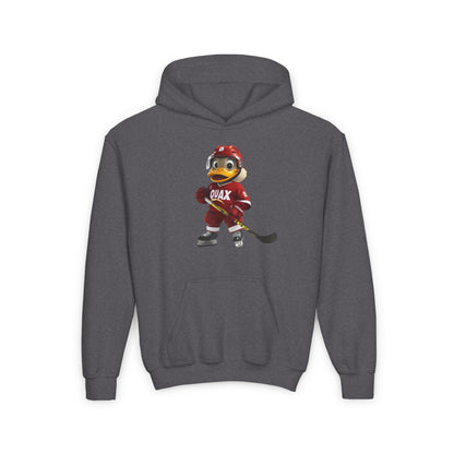 Youth Heavy Blend Hooded Sweatshirt (Hockey Quax)