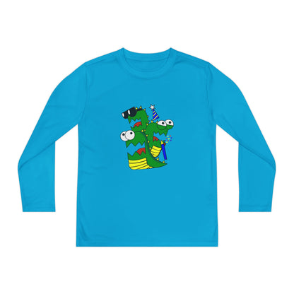 Youth Long Sleeve Competitor Tee (Larry the Snake thing)