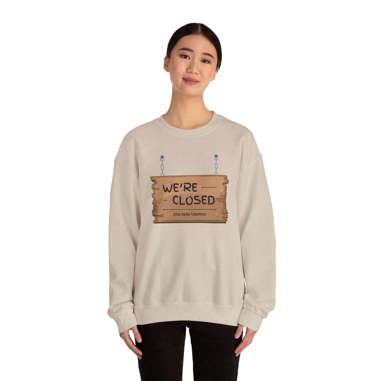 Unisex Heavy Blend™ Crewneck Sweatshirt (We're Closed)