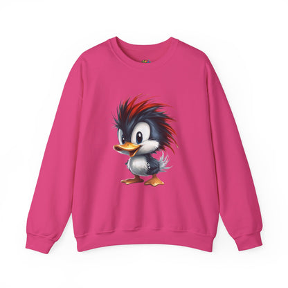 Unisex Heavy Blend™ Crewneck Sweatshirt (Red Hair Duck)