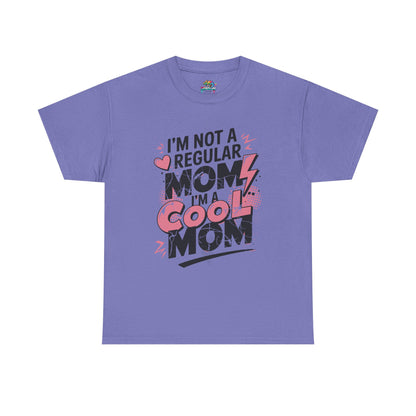 Unisex Heavy Cotton Tee (I'm Not a Regular Mom, I'm a Cool Mom)