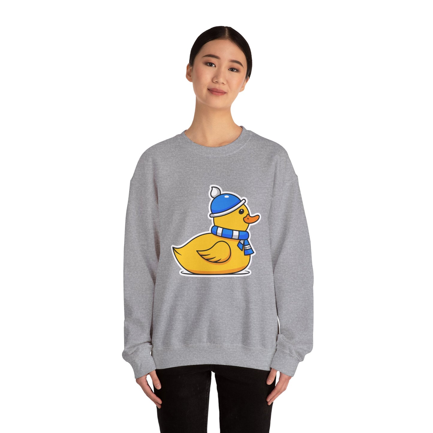 Unisex Heavy Blend™ Crewneck Sweatshirt (Chilly Duck)