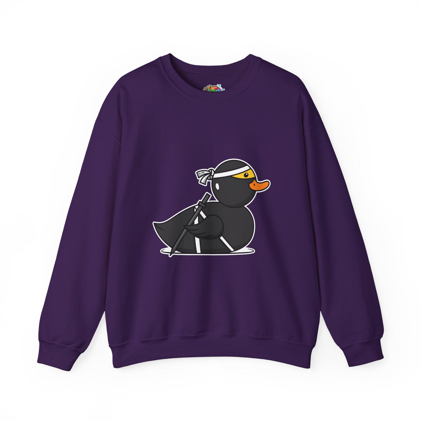 Unisex Heavy Blend™ Crewneck Sweatshirt (Ninja Duck)