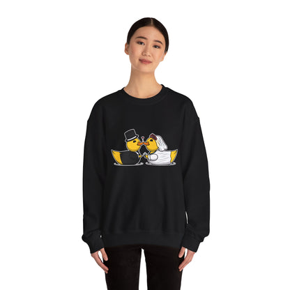 Unisex Heavy Blend™ Crewneck Sweatshirt (Wedding Ducks)