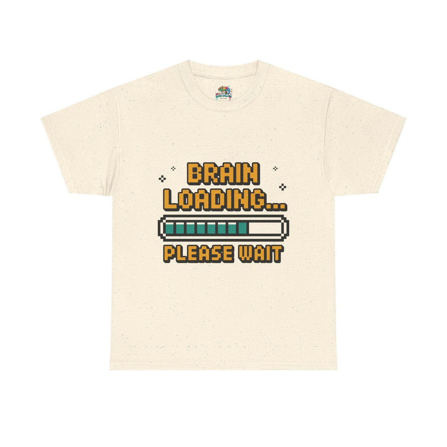 Unisex Heavy Cotton Tee (Brain Loading...Please Wait)