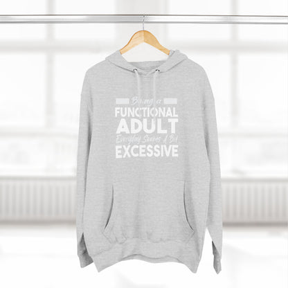 Three-Panel Fleece Hoodie (Being Adult, Seems Excessive)