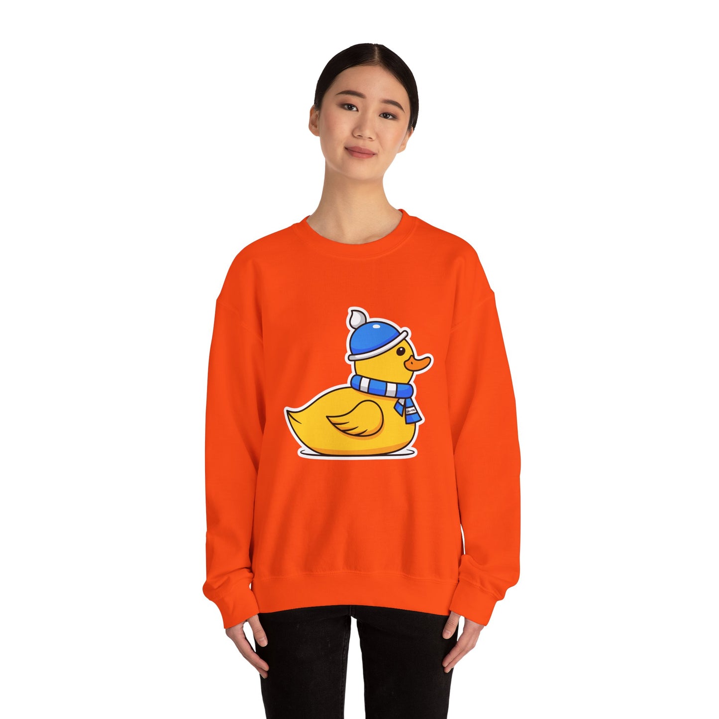 Unisex Heavy Blend™ Crewneck Sweatshirt (Chilly Duck)