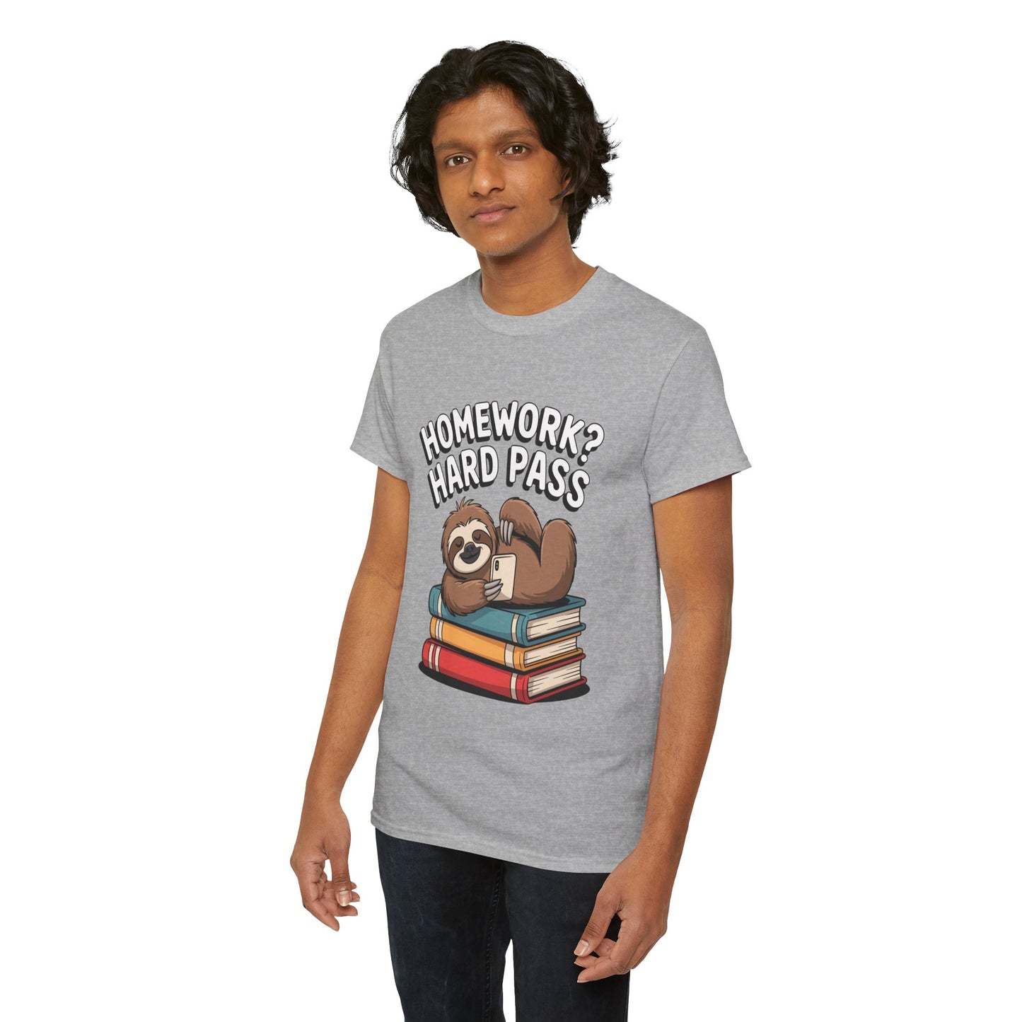 Unisex Heavy Cotton Tee (Homework? Hard Pass)