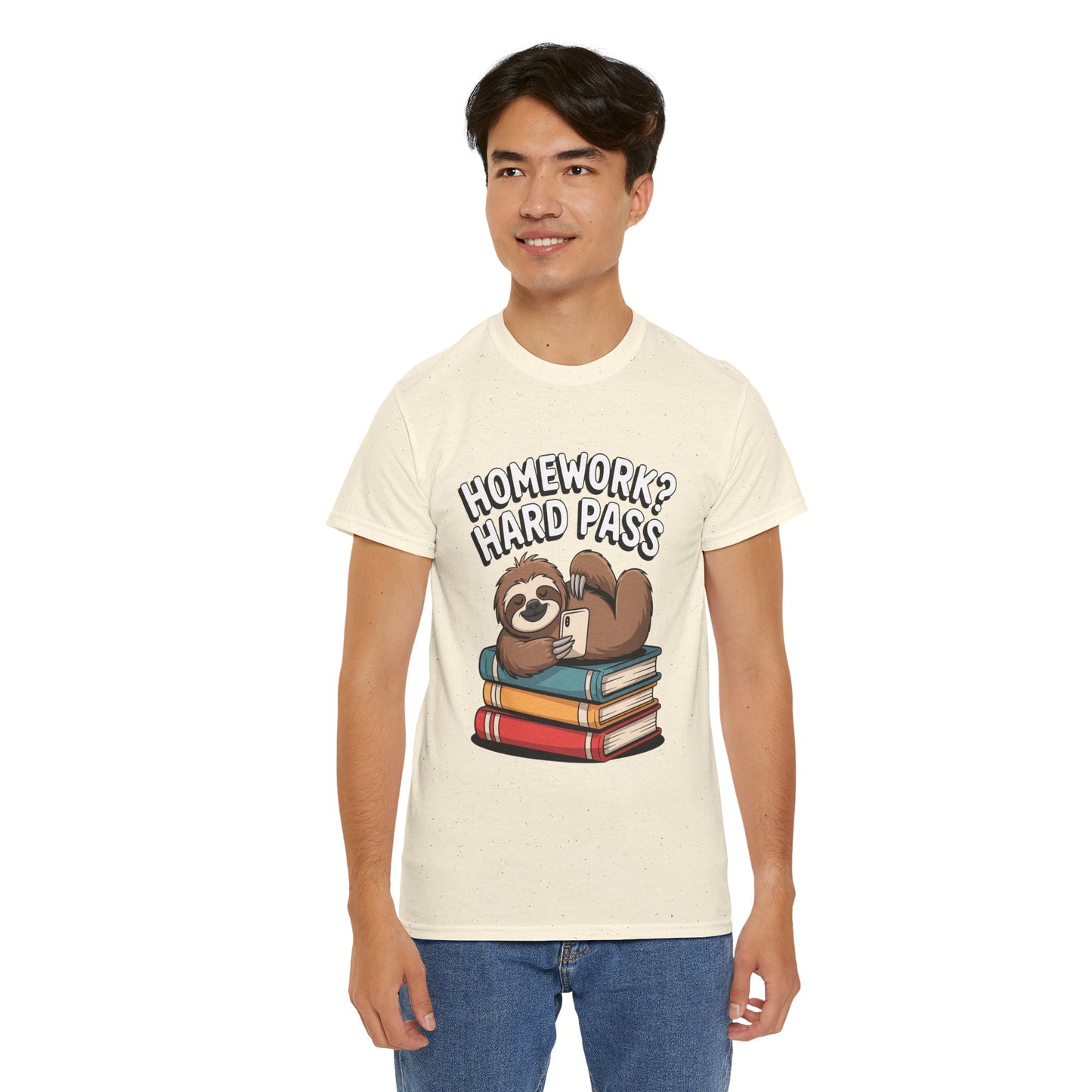 Unisex Heavy Cotton Tee (Homework? Hard Pass)
