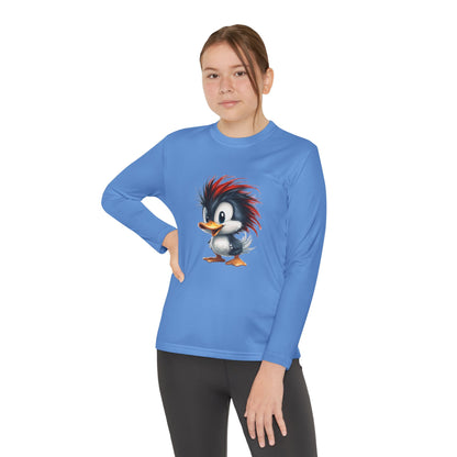 Youth Long Sleeve Competitor Tee (Red Hair Duck)