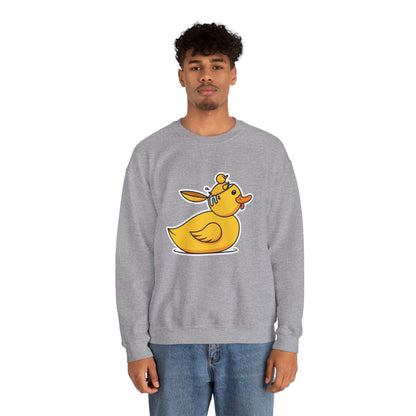 Unisex Heavy Blend™ Crewneck Sweatshirt (Duck Bird Brain)