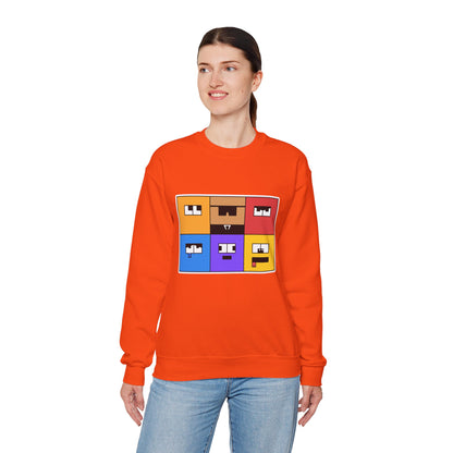 Unisex Heavy Blend™ Crewneck Sweatshirt (Emotion Blocks)