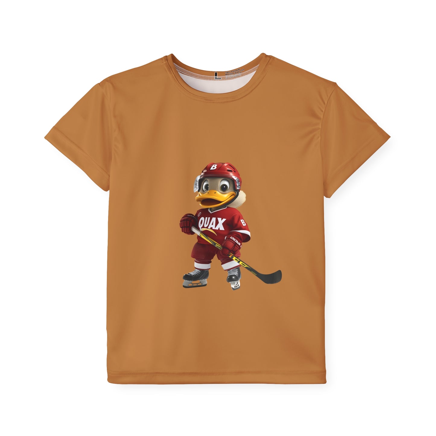 Kids Sports Jersey - Light Brown (Hockey Quax)