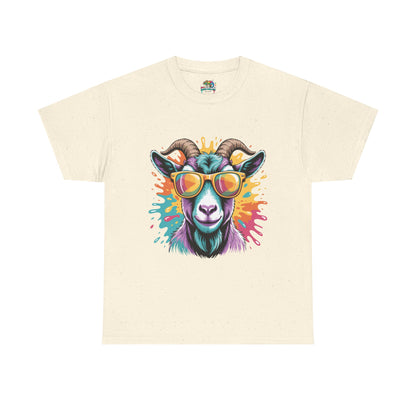 Unisex Heavy Cotton Tee (Pastel Goat)