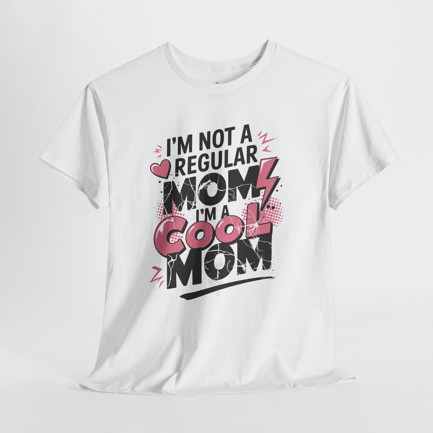 Unisex Heavy Cotton Tee (I'm Not a Regular Mom, I'm a Cool Mom)