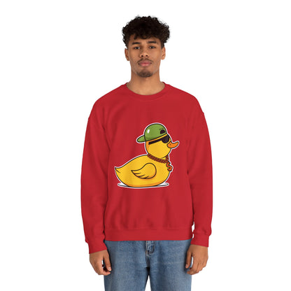 Unisex Heavy Blend™ Crewneck Sweatshirt (Gangster Duck)