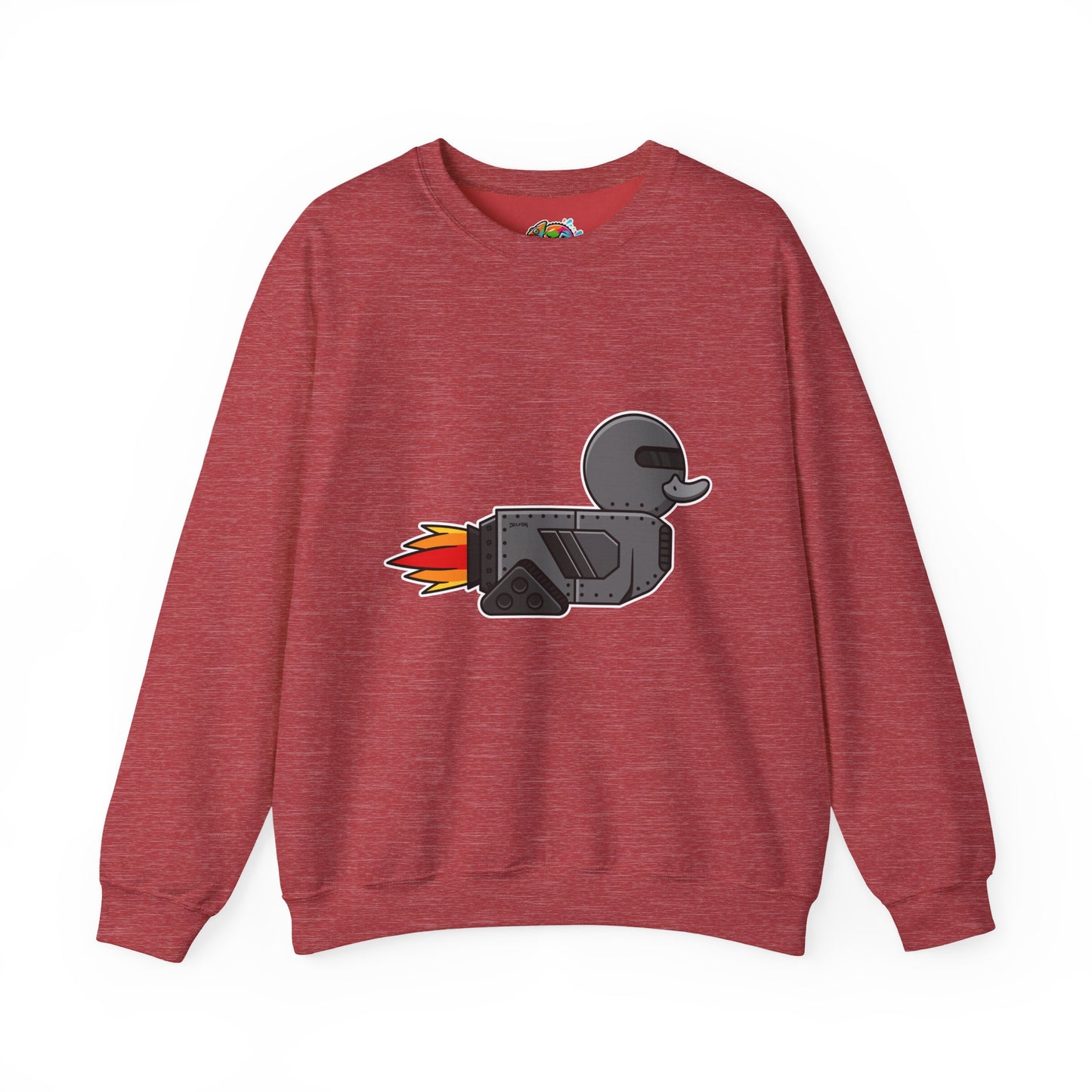 Unisex Heavy Blend™ Crewneck Sweatshirt (Robot Duck)