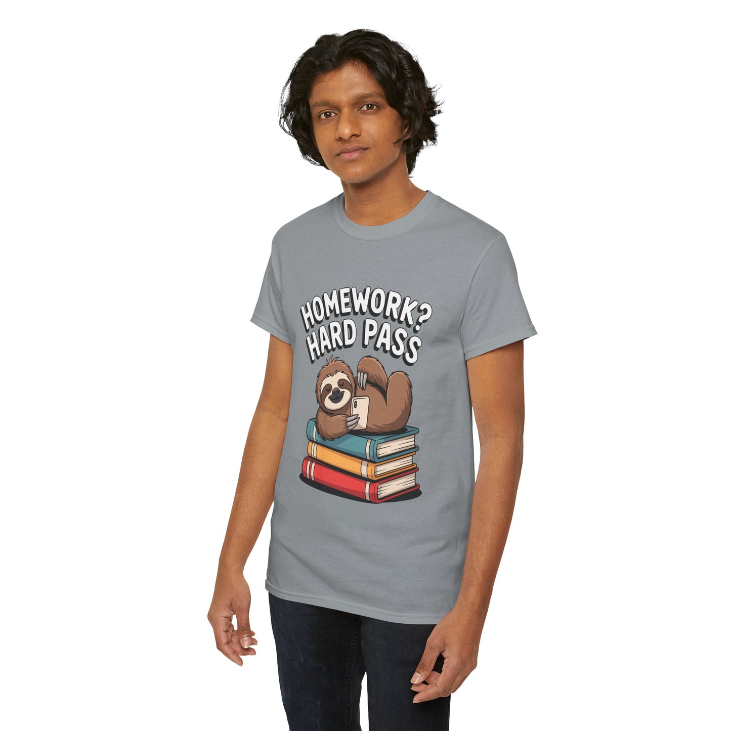 Unisex Heavy Cotton Tee (Homework? Hard Pass)