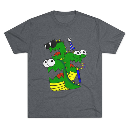 Unisex Tri-Blend Crew Tee (Larry the Snake thing)