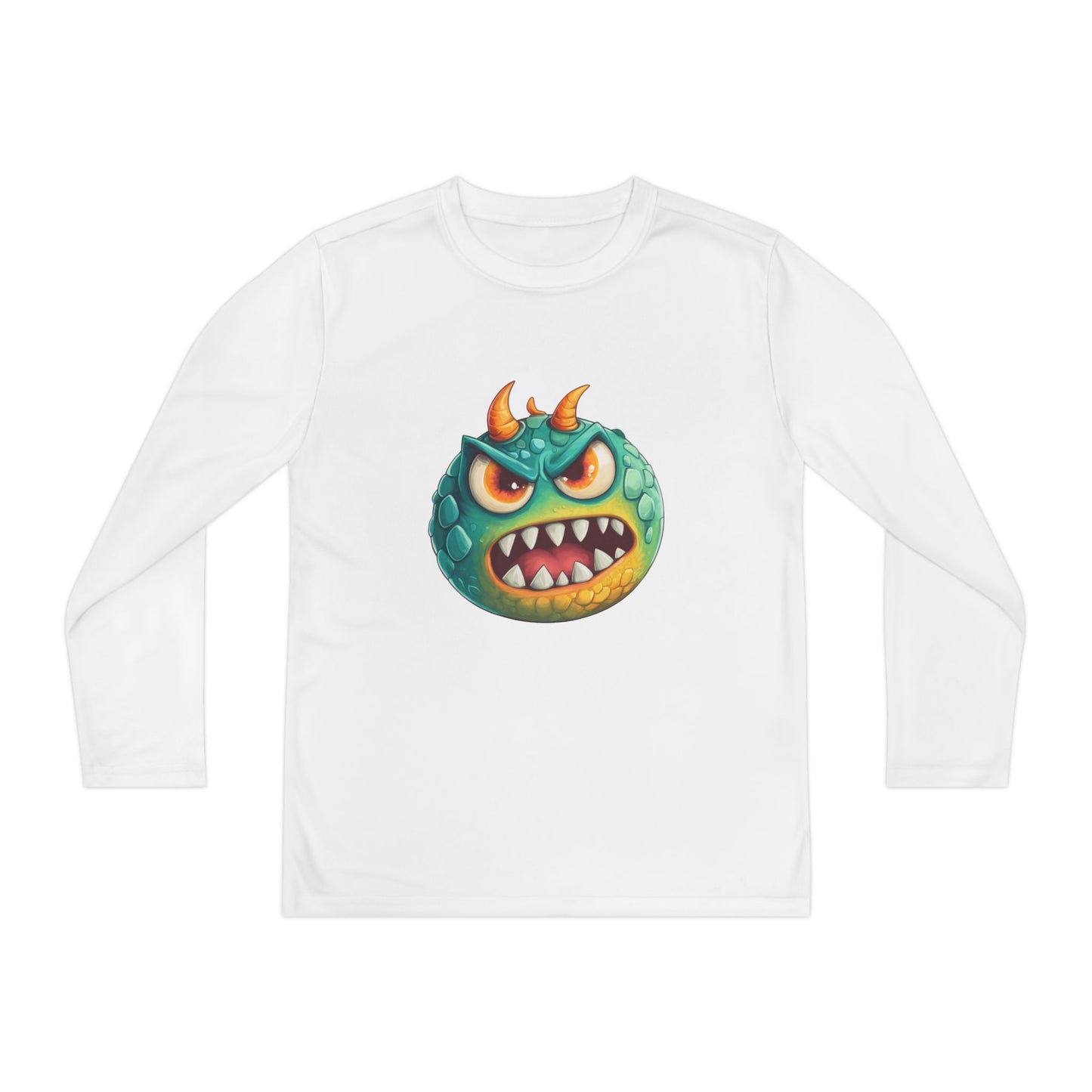 Youth Long Sleeve Competitor Tee (Green Monster 2)