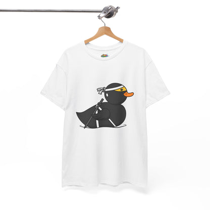 Unisex Heavy Cotton Tee (Ninja Duck)