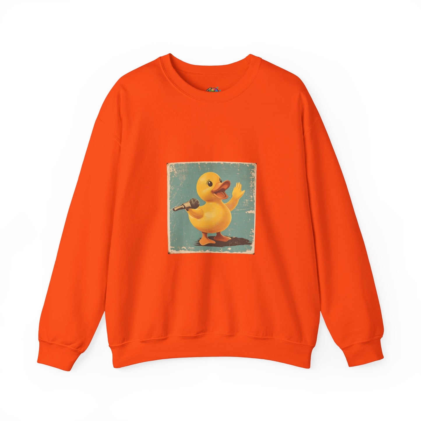 Unisex Heavy Blend™ Crewneck Sweatshirt (Karaoke Duck)