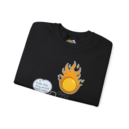 Unisex Heavy Blend™ Crewneck Sweatshirt (Melting Snowman)