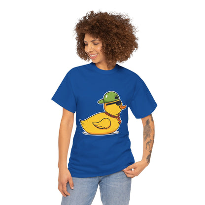 Unisex Heavy Cotton Tee (Gangster Duck)
