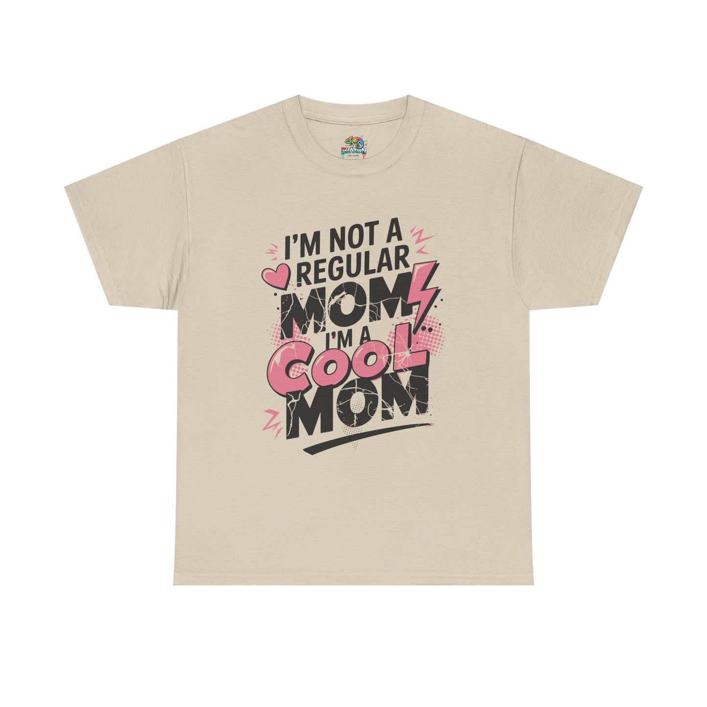 Unisex Heavy Cotton Tee (I'm Not a Regular Mom, I'm a Cool Mom)