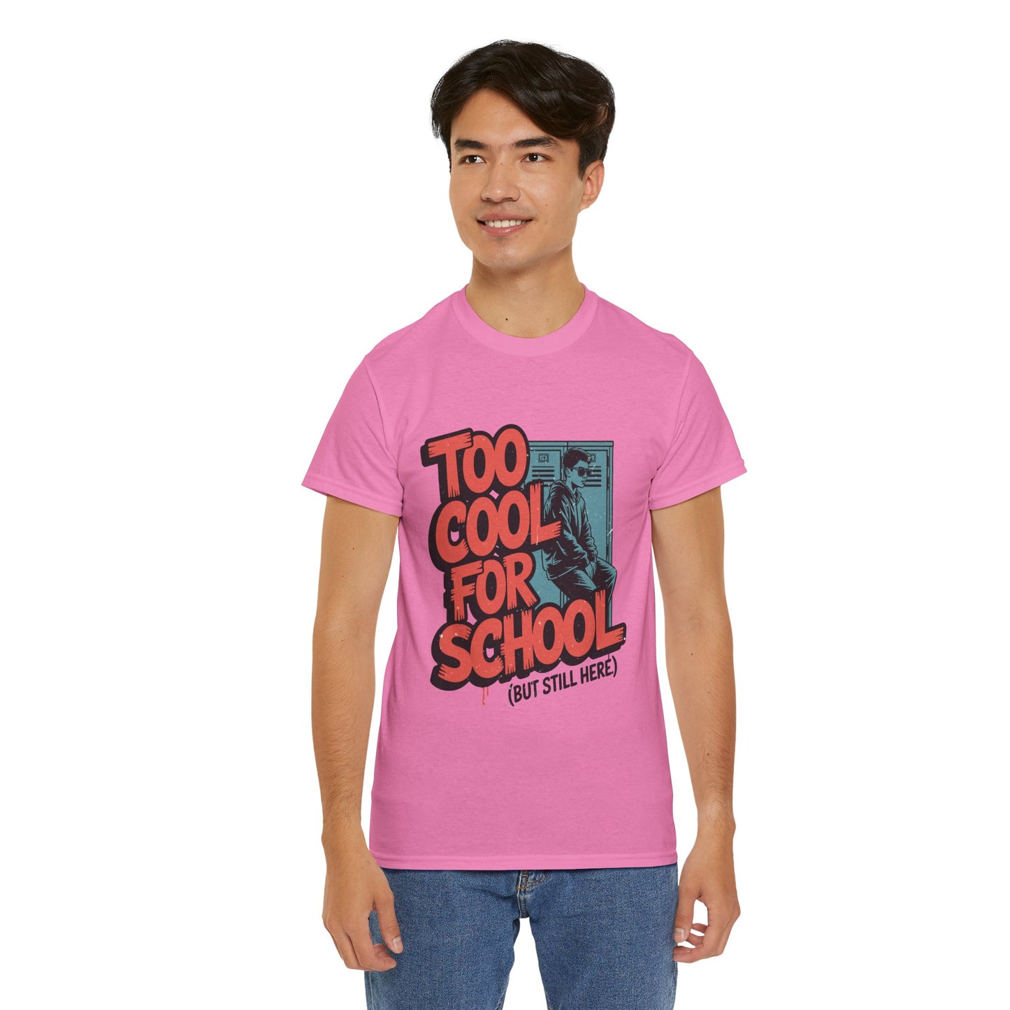 Unisex Heavy Cotton Tee (Too Cool For School)