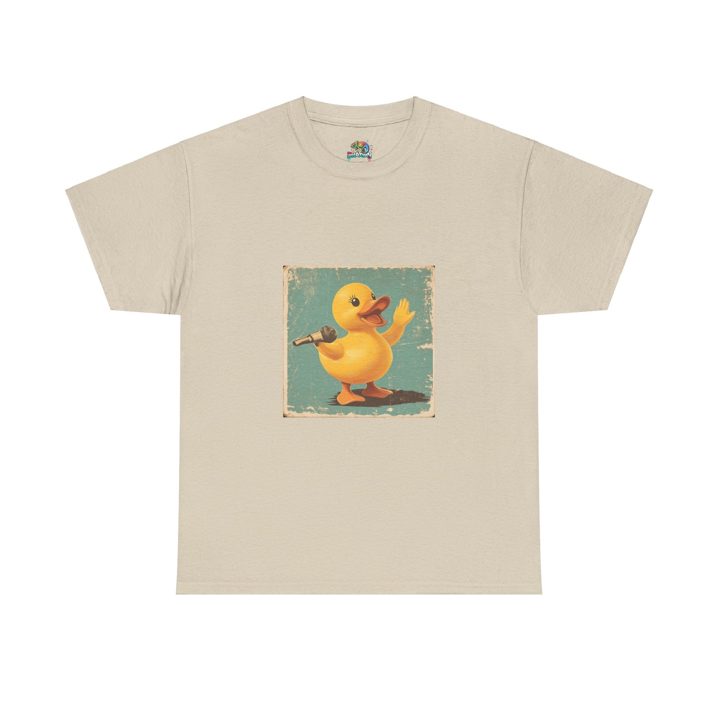 Unisex Heavy Cotton Tee (Karaoke Duck)