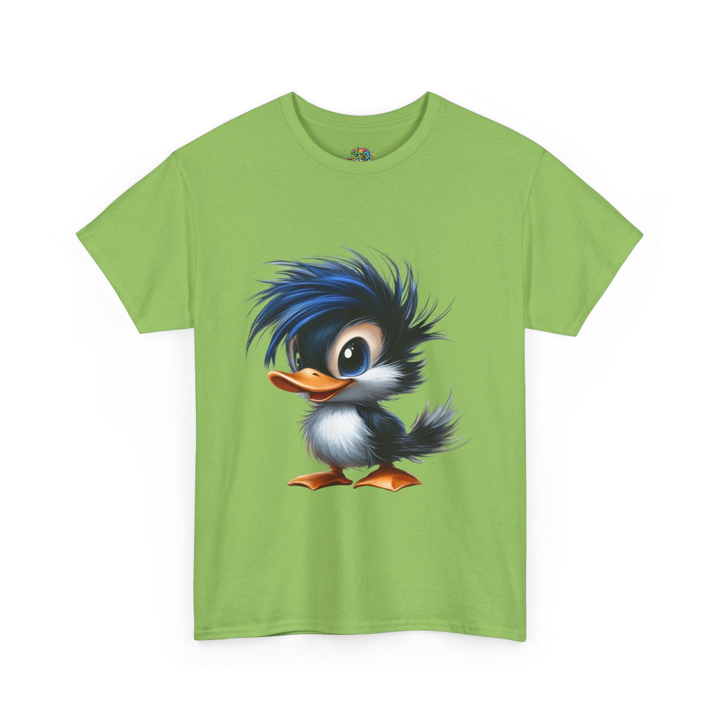 Unisex Heavy Cotton Tee (Blue Hair Duck)