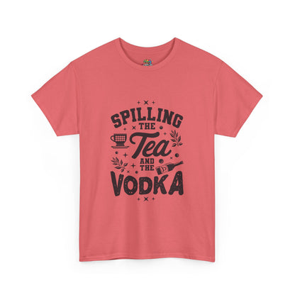 Unisex Heavy Cotton Tee (Spill Tea & Vodka)