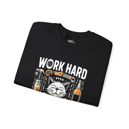 Unisex Heavy Blend™ Crewneck Sweatshirt (Work, Nap & Drink Hard)