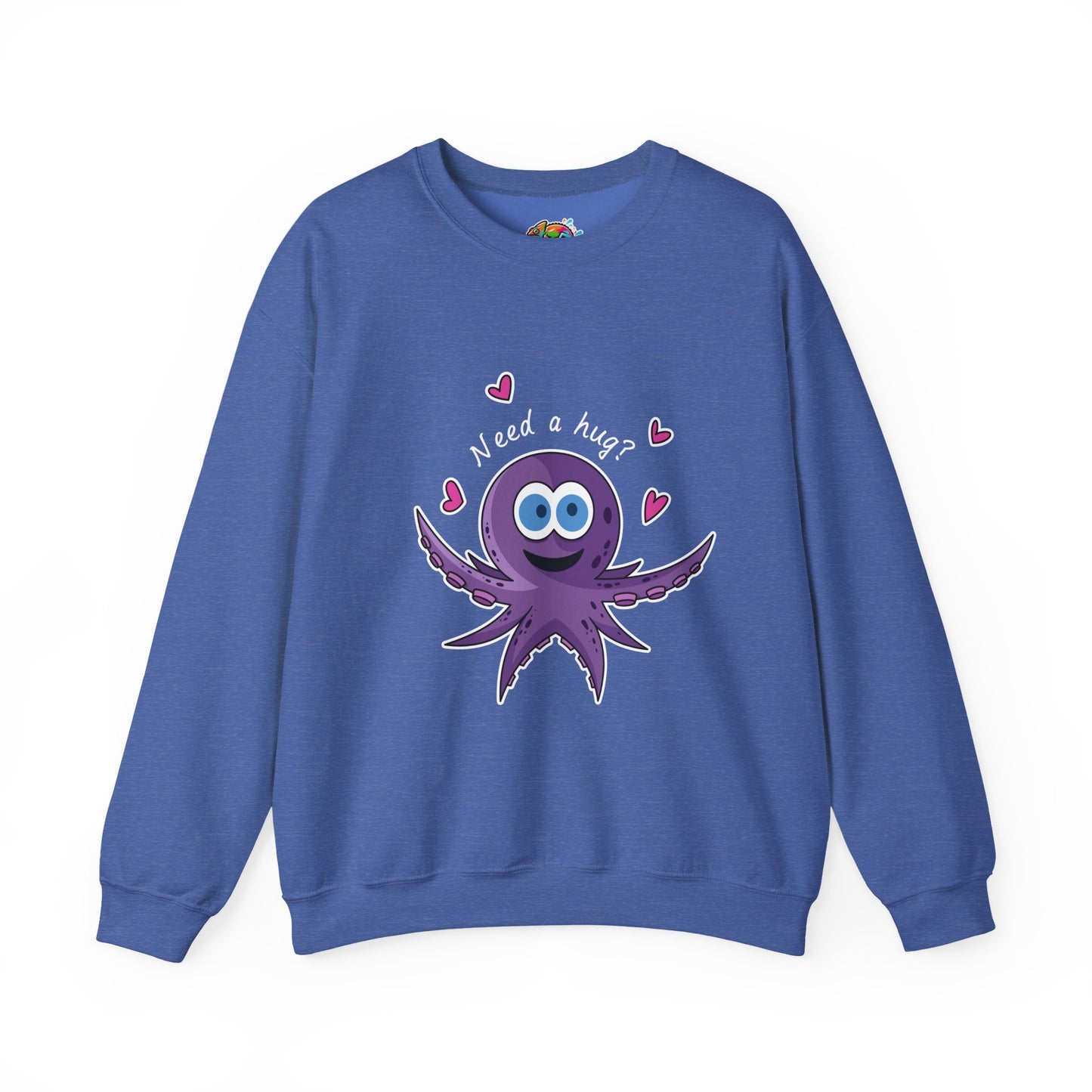 Unisex Heavy Blend™ Crewneck Sweatshirt (Octopus Hug)