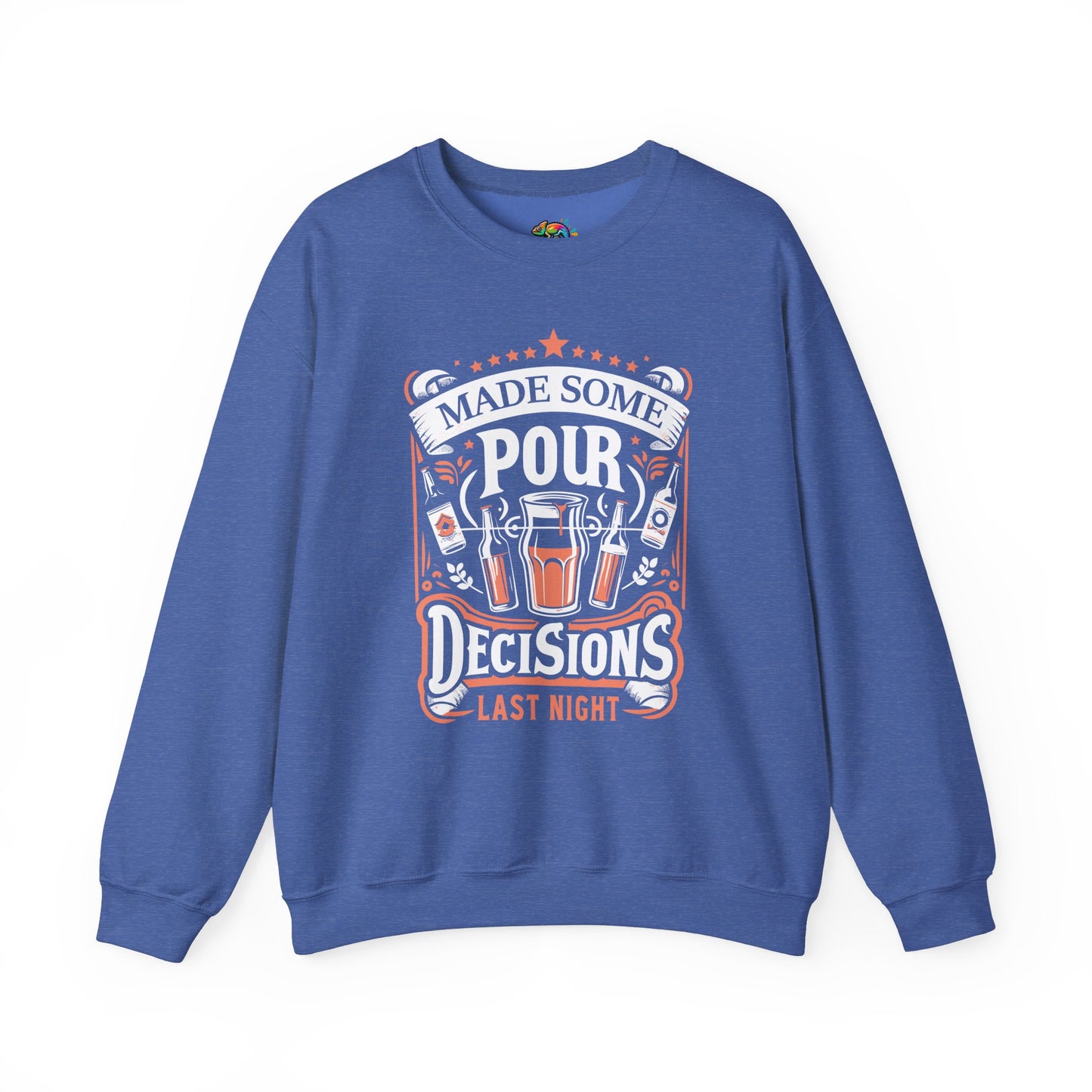 Unisex Heavy Blend™ Crewneck Sweatshirt (Pour Decisions)