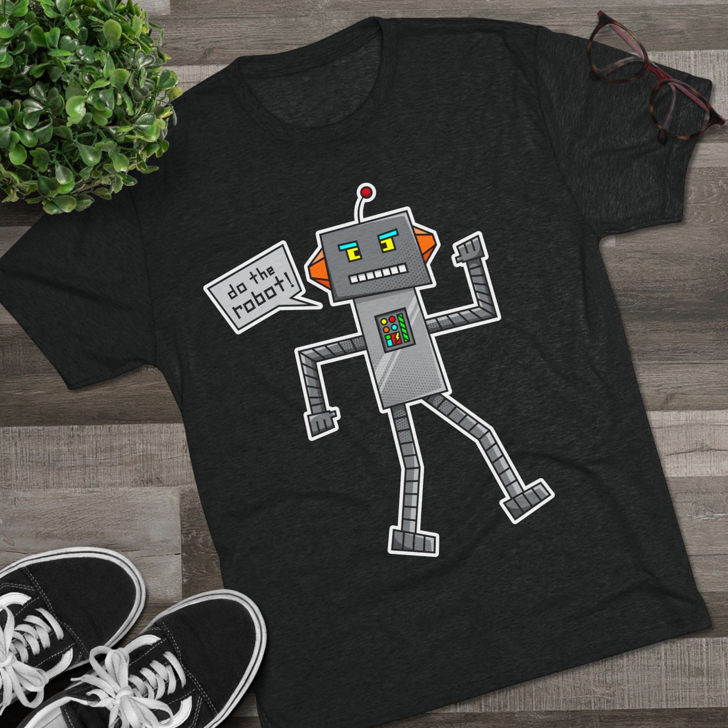 Unisex Tri-Blend Crew Tee (Do the Robot)